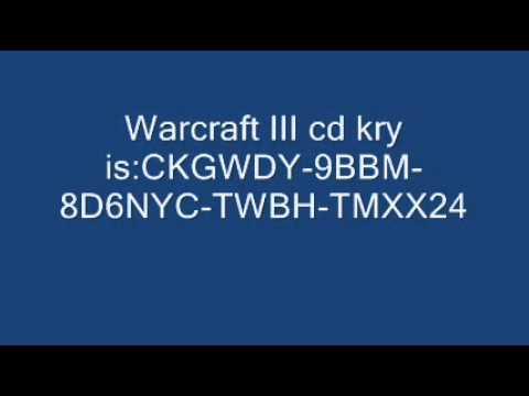how to change cd key warcraft 3 without reinstalling